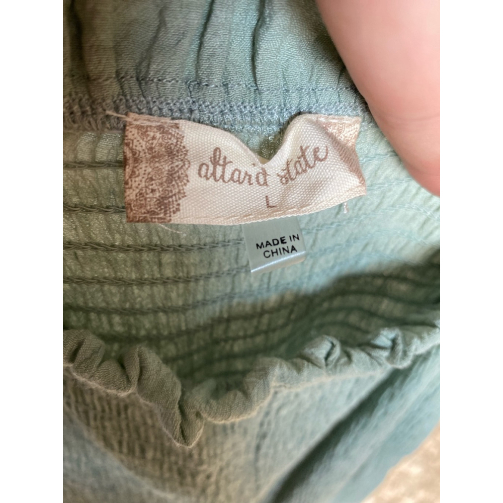 Altar’d State Cottagecore Pant Romper Resortwear Beach Summer Spring Lightweight - Picture 6 of 7